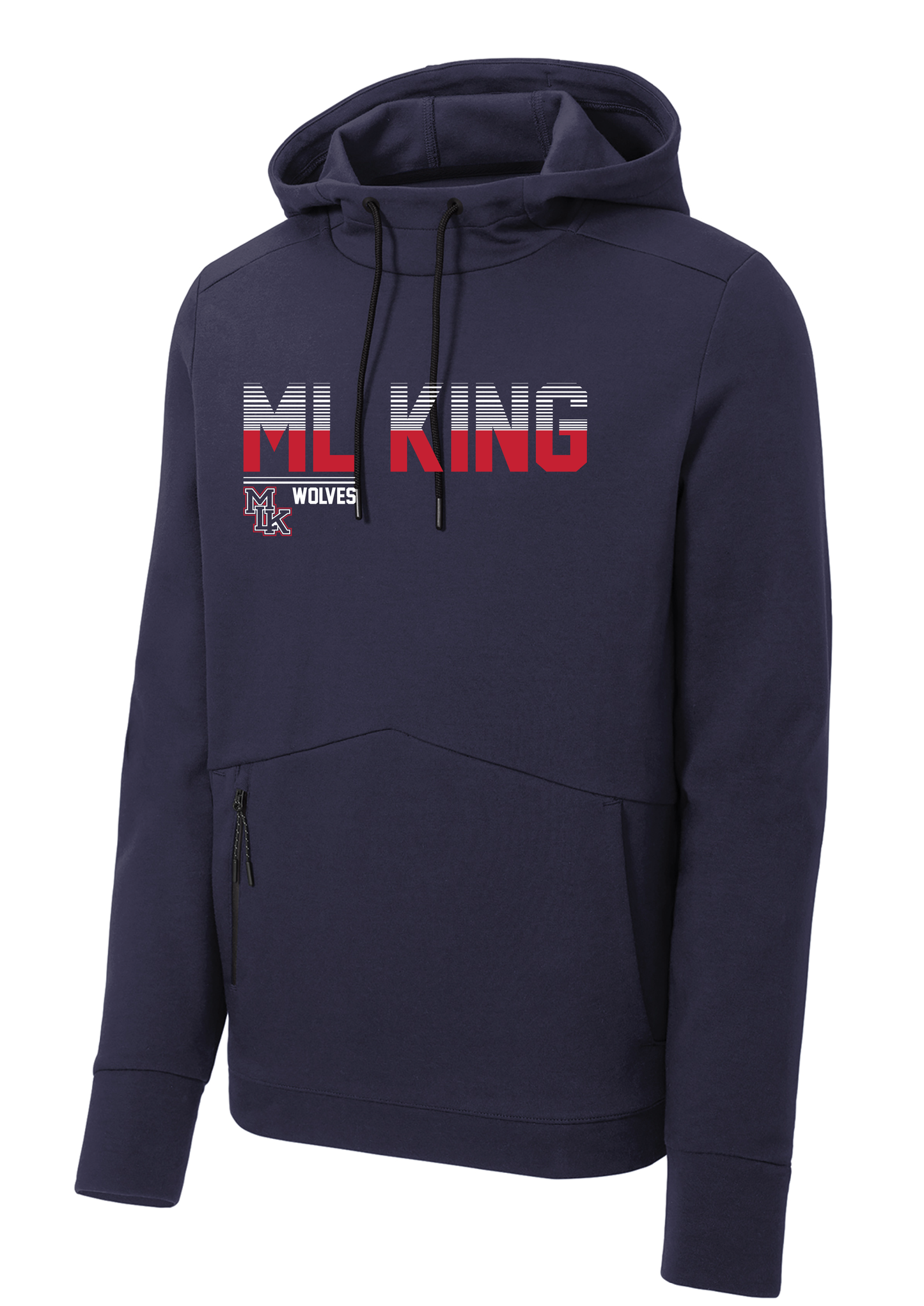 MLK Football Stripes Hoodie Adult and Youth