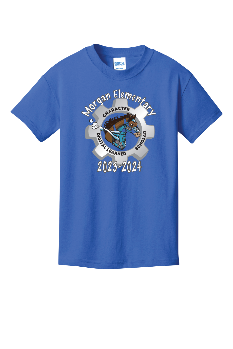 Morgan Elementary 2023-2024 school year shirt