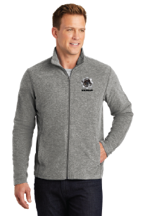 Heather Microfleece Full-Zip Jacket
