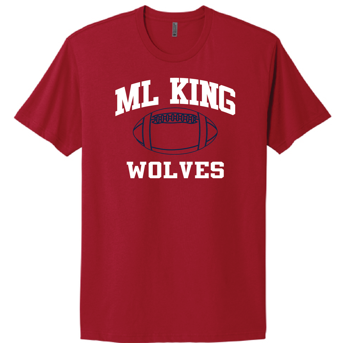 MLK Football T-shirt Adult and Youth