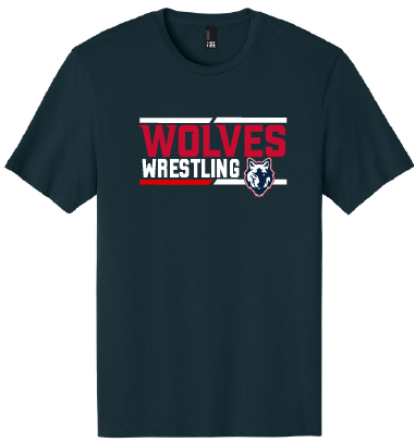 MLK Wrestling Navy Tshirt (Youth and Adult)