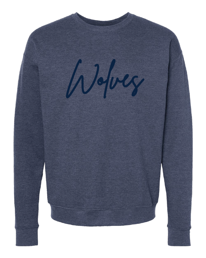 Felt Wolves Crewneck
