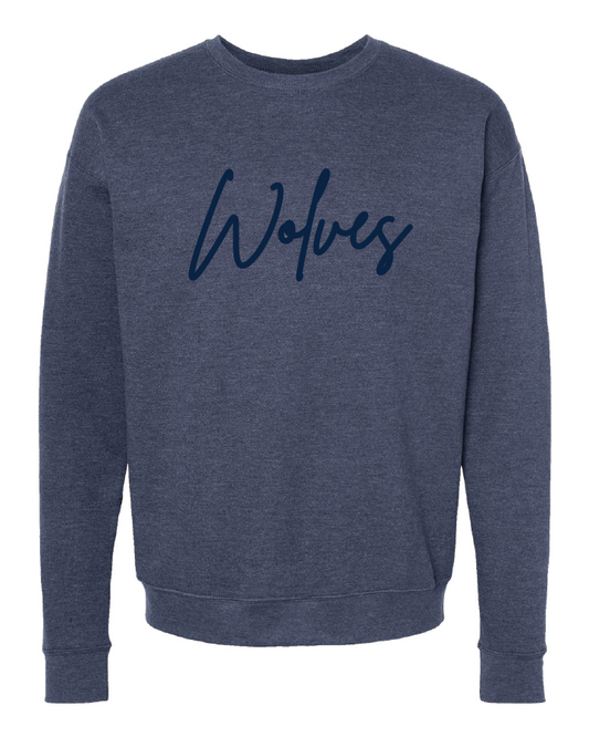 Felt Wolves Crewneck