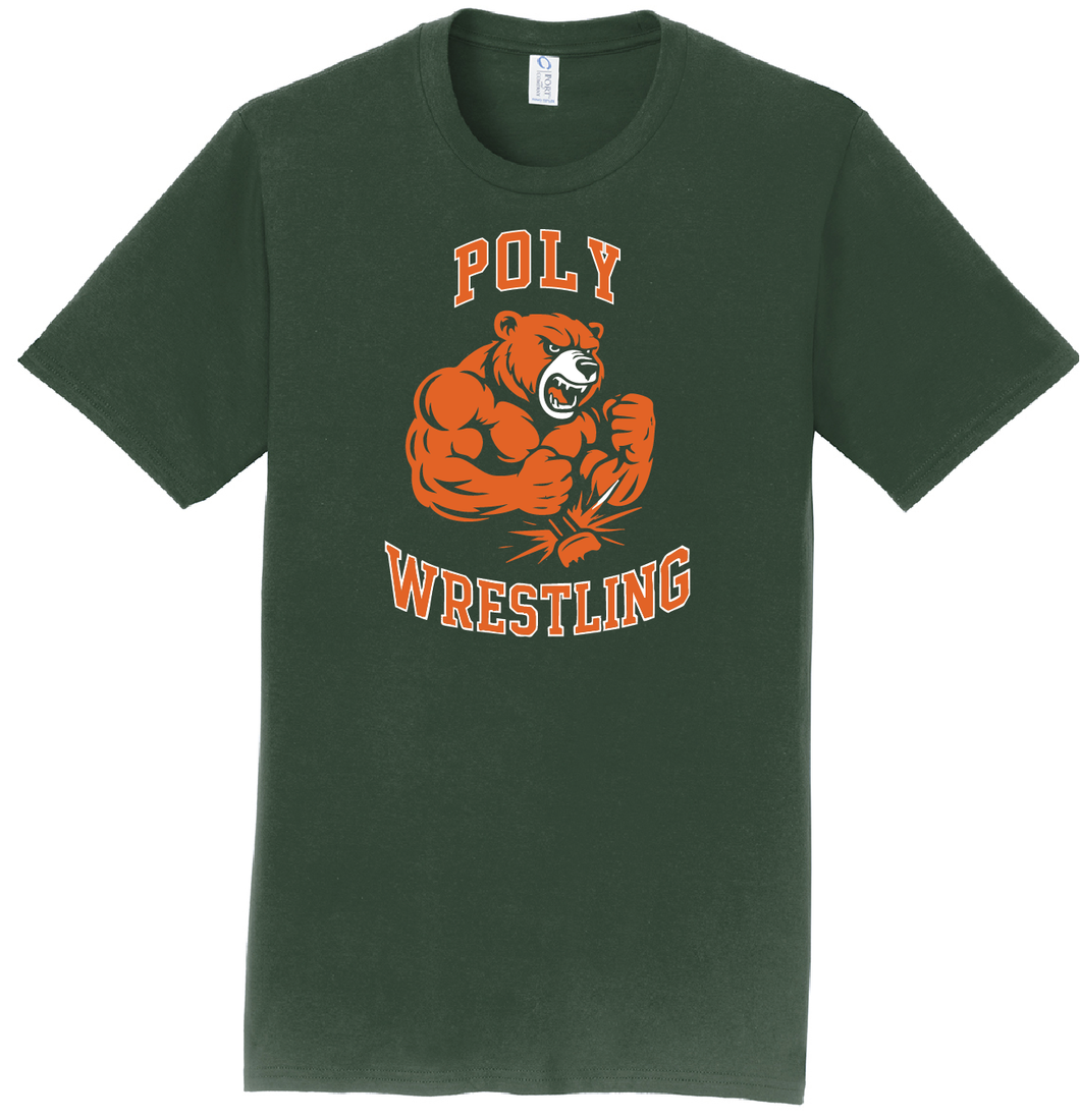 Poly Wrestling Iron Sharpens Iron Tshirt