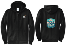 Load image into Gallery viewer, RivCity Sunset Zip-up Hoodie

