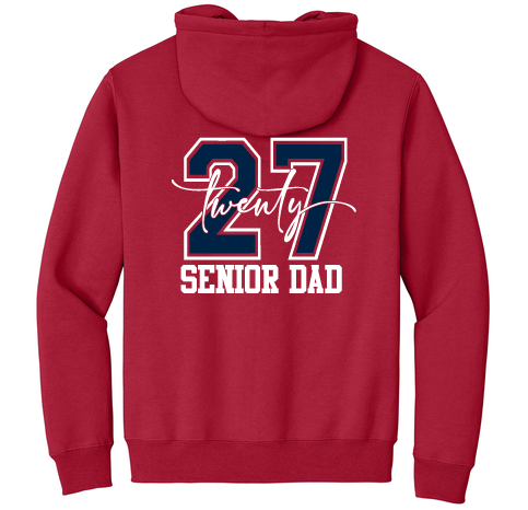 MLK Senior Mom and Dad Zip Hoodie