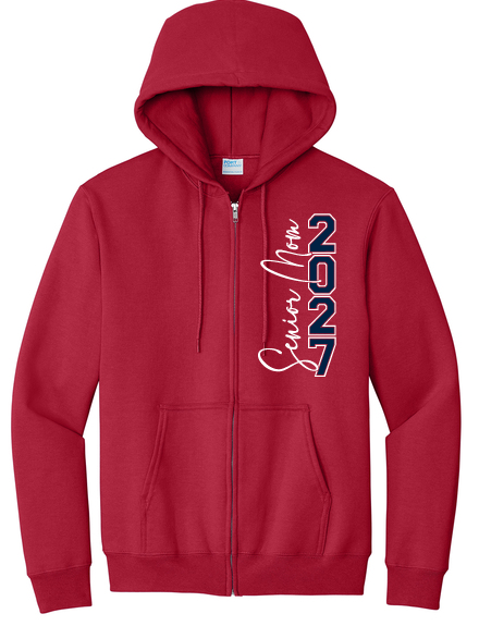 MLK Senior Mom and Dad Zip Hoodie