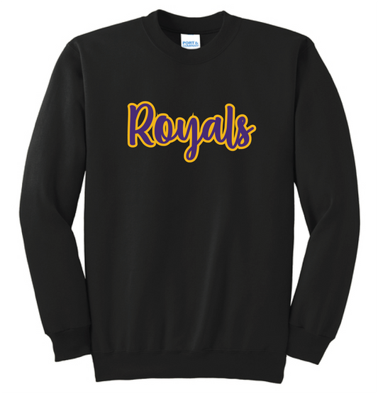 Woodcrest Softball Glitter Puff Crewneck