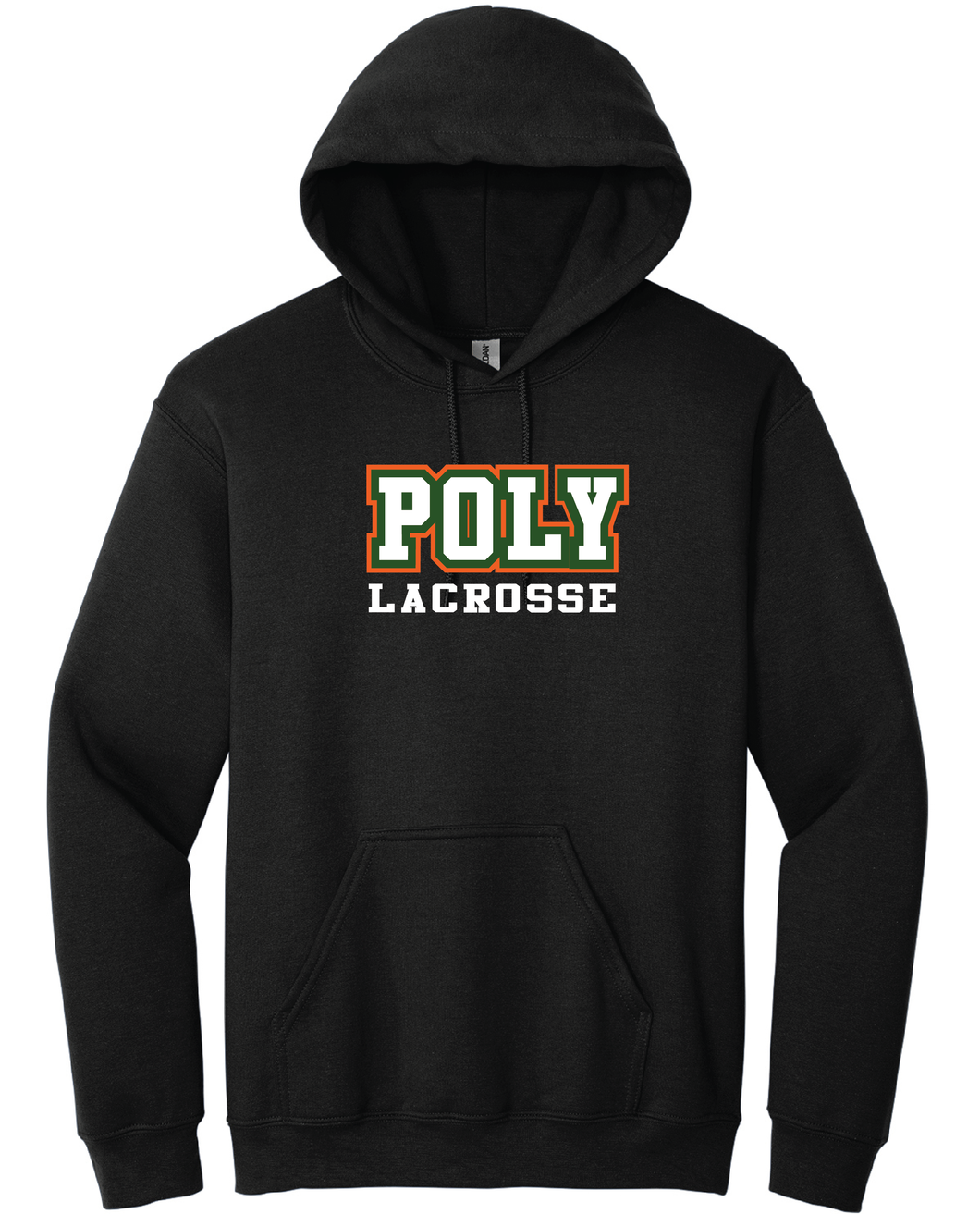 Poly Lacrosse Embroidered Twill Hoodie or Full Zip