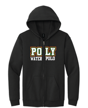 Load image into Gallery viewer, Poly Water Polo Embroidered Twill Hoodie or Full Zip
