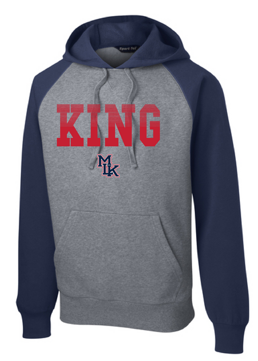 MLK Football Hoodie Varsity Stripes