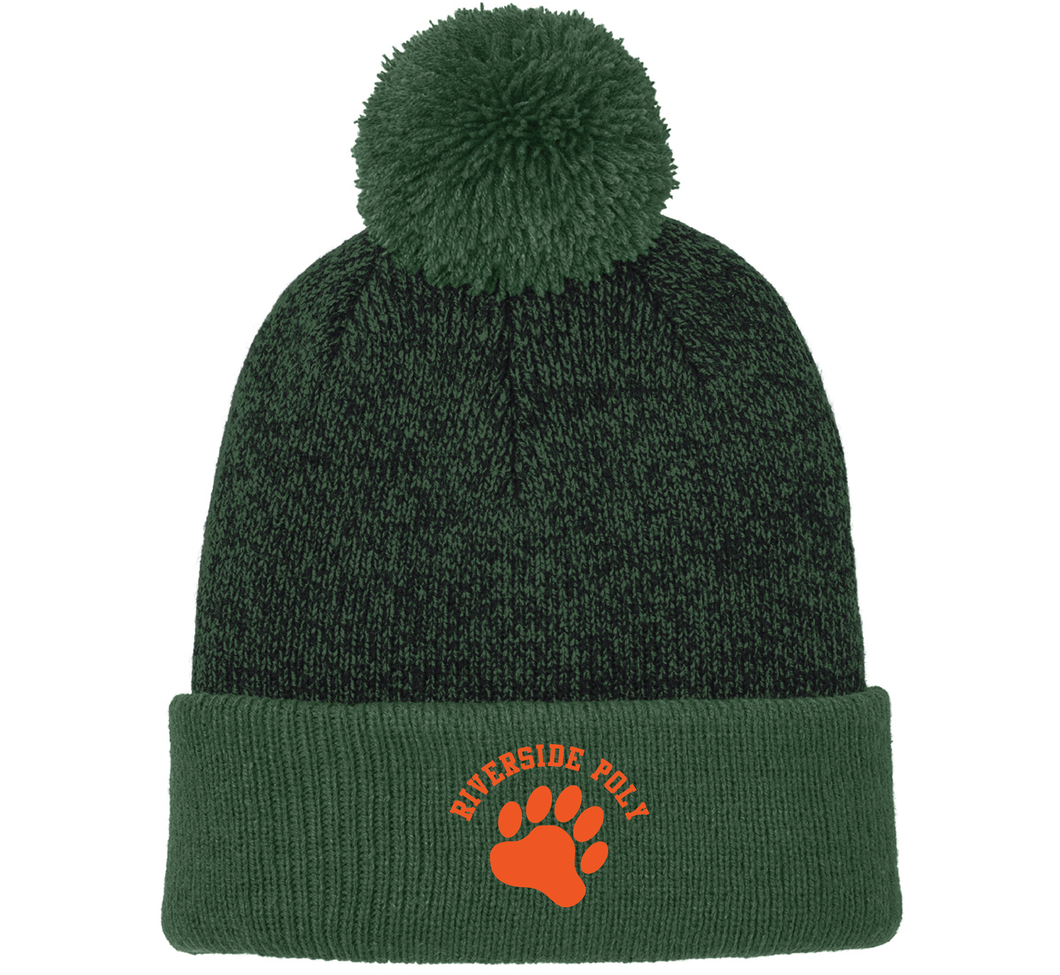 Poly Beanie (removeable pom)