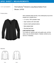 Load image into Gallery viewer, Women&#39;s woven button down shirt HACSB
