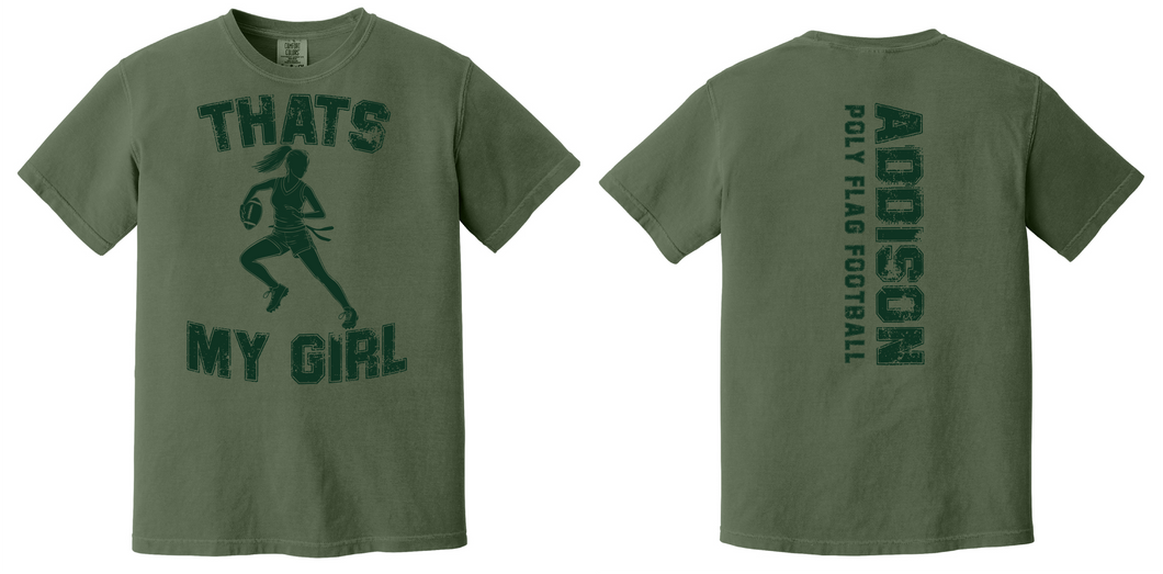 Thats My Girl Poly Flag Football