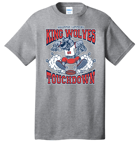 Retro MLK WOLVES Touchdown T