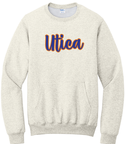 Utica Glitter Puff Crewneck with Kanga Pocket