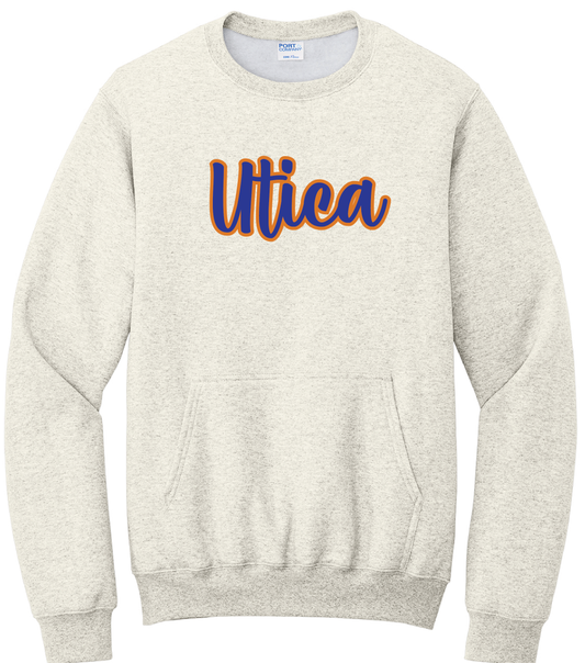 Utica Glitter Puff Crewneck with Kanga Pocket