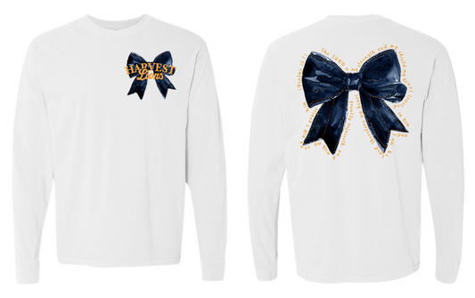 Cheer Bow Psalms 28:7 Long or Short Sleeve T shirt
