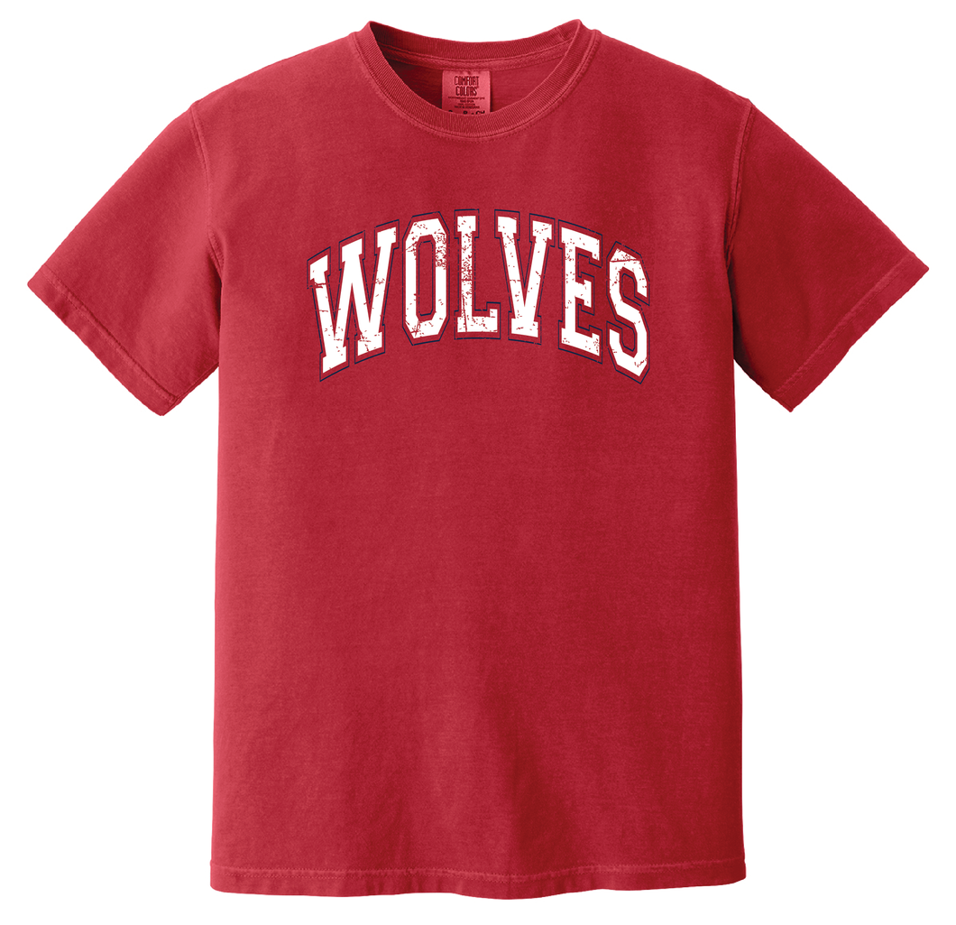 WOLVES Distressed T