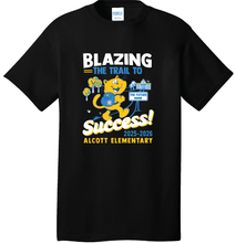 Load image into Gallery viewer, Alcott Blazing Trail T-shirt (Adult, Youth and Ladies)
