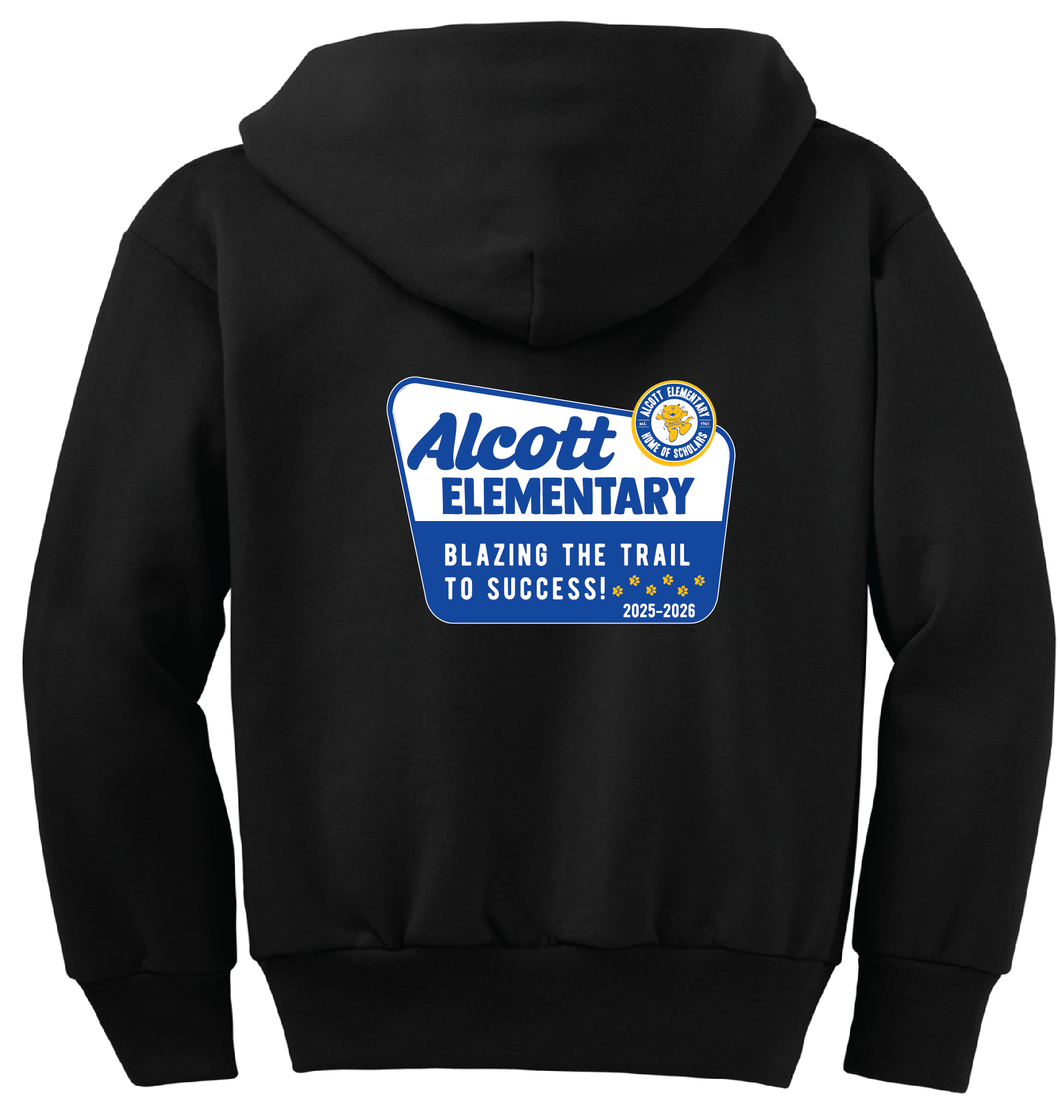 Alcott Alley Cat Zip-up Hoodie