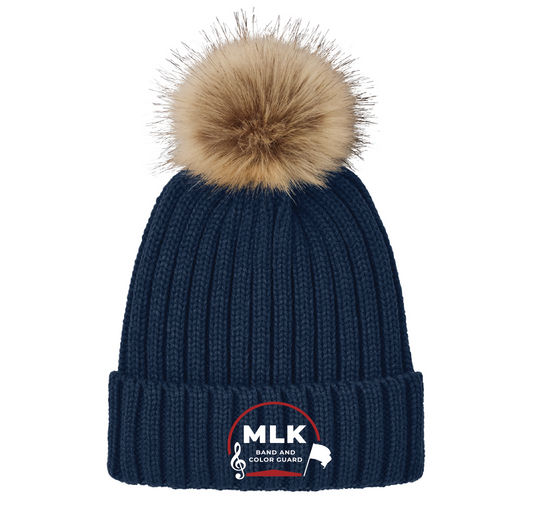 MLK Band Pom Pom Beanie