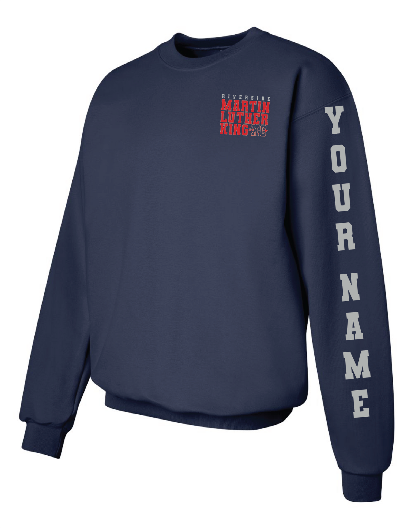 RIverside MLK XC Crewneck Sweatshirt With Personalization