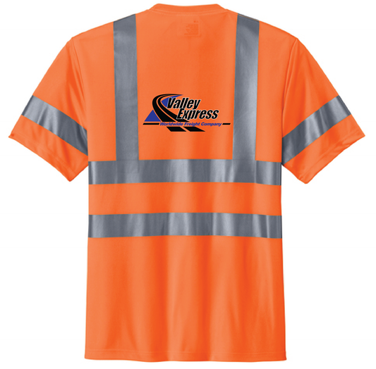 Valley Express ANSI 107 Class 3 Short Sleeve Snag-Resistant Reflective T-Shirt