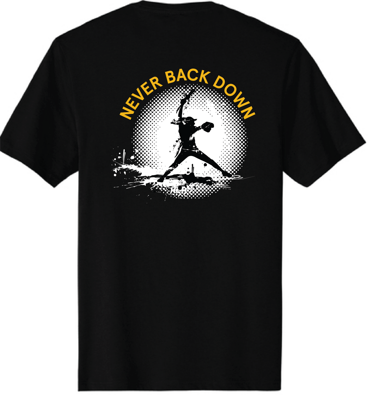 Woodcrest Softball Never Give Up Tshirt