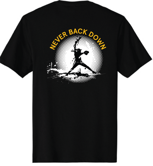 Woodcrest Softball Never Give Up Tshirt