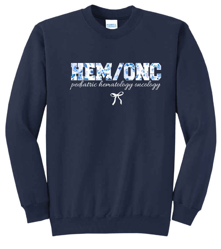 HEM/ONC Floral Crewneck or Long Sleeve