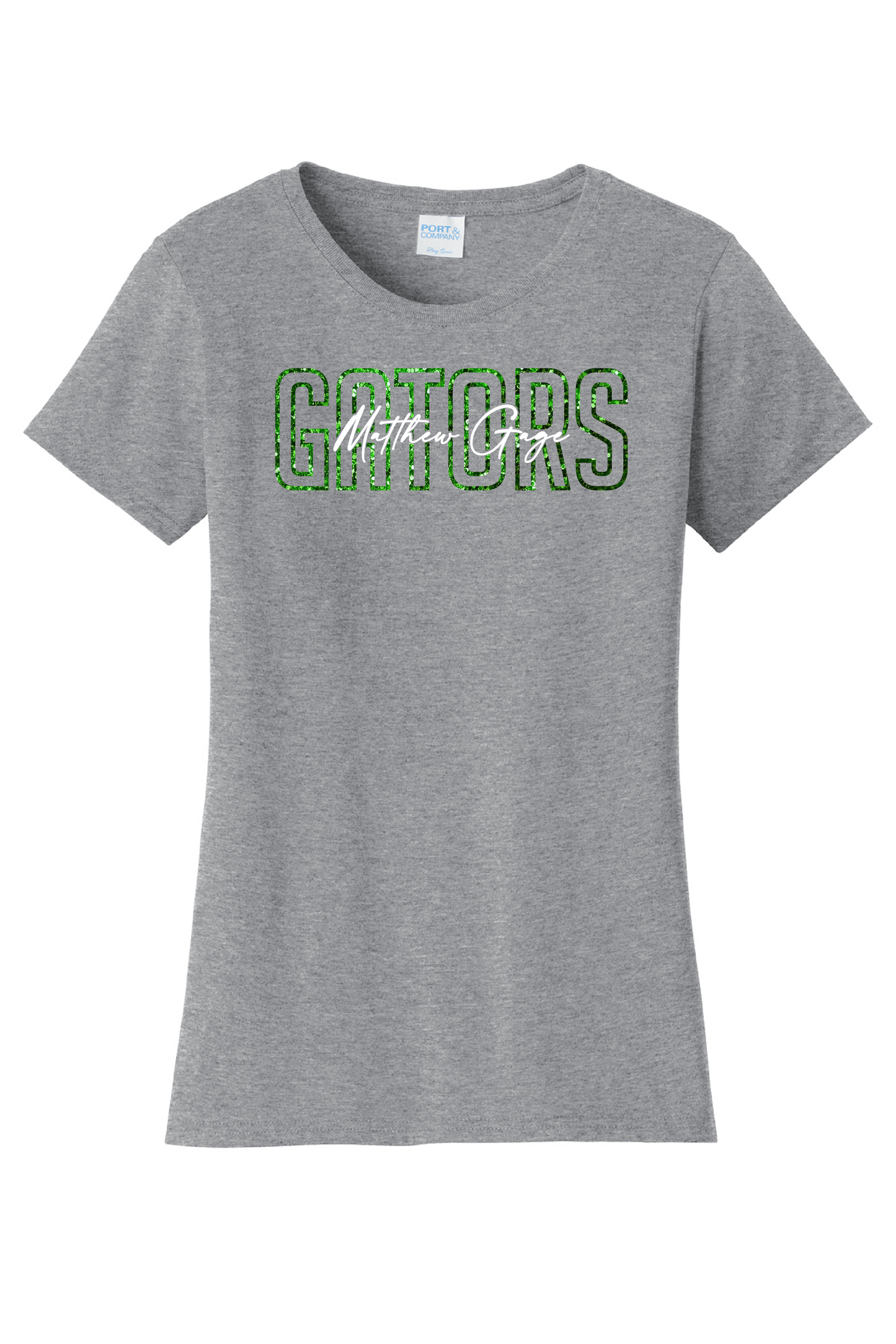 Gage Ladies Glitter Tee or Crewneck Sweatshirt LPC450