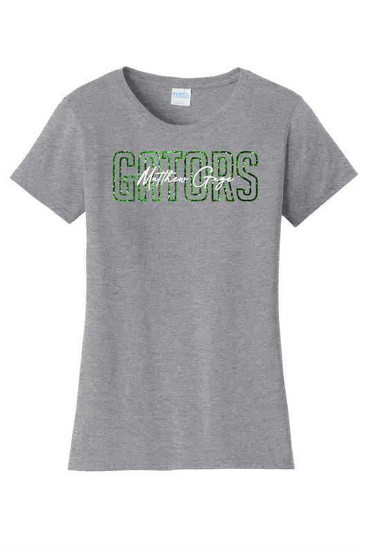 Gage Ladies Glitter Tee or Crewneck Sweatshirt LPC450