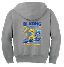 Load image into Gallery viewer, Alcott Blazing Trail Zip-up Hoodie
