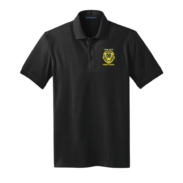 LVMS Men's Stretch Pique Polo
