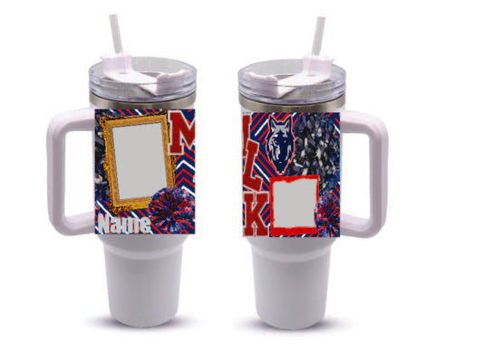 MLK 40 oz Tumbler with handle