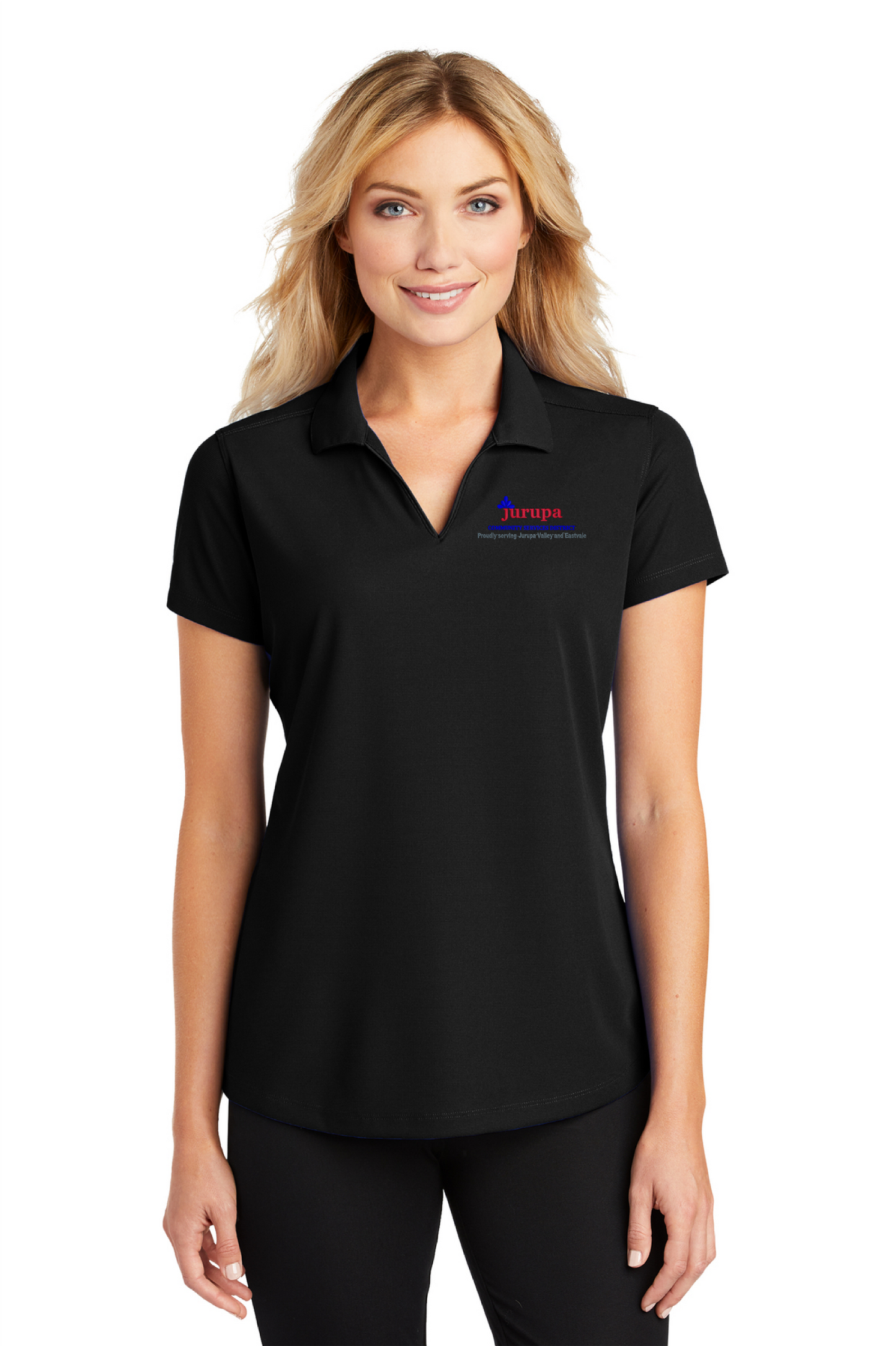 JUSD Ladies Grid Dry Zone Polo L572