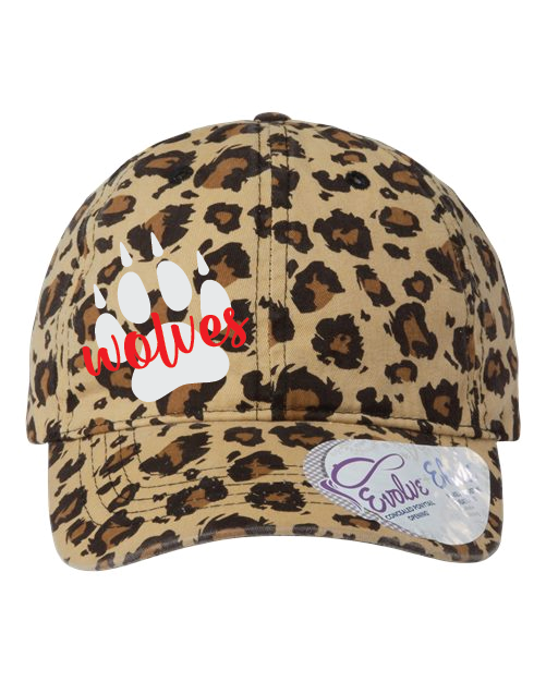 Leopard Print Glitter paw hat