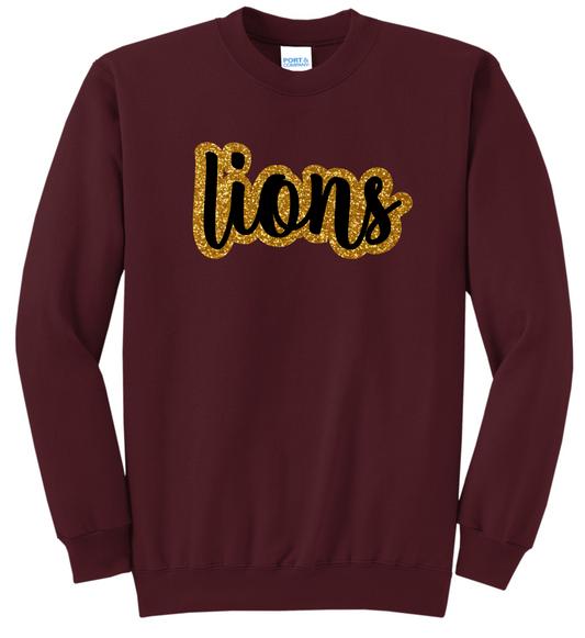 Arlington Lions Glitter PUFF