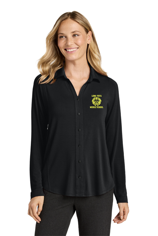 LVMS Ladies Luxe Knit Button Tunic