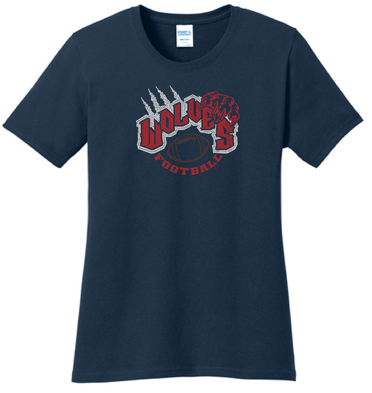 MLK Football Rhinestone