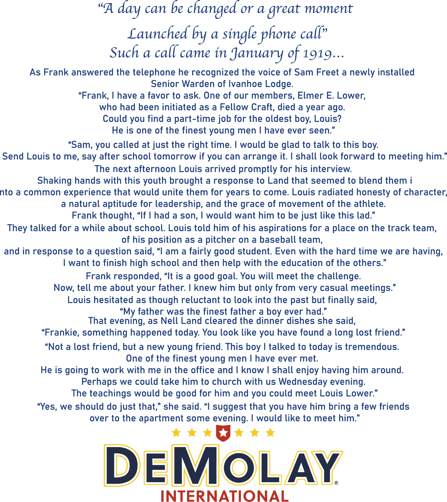 DeMolay History Mug