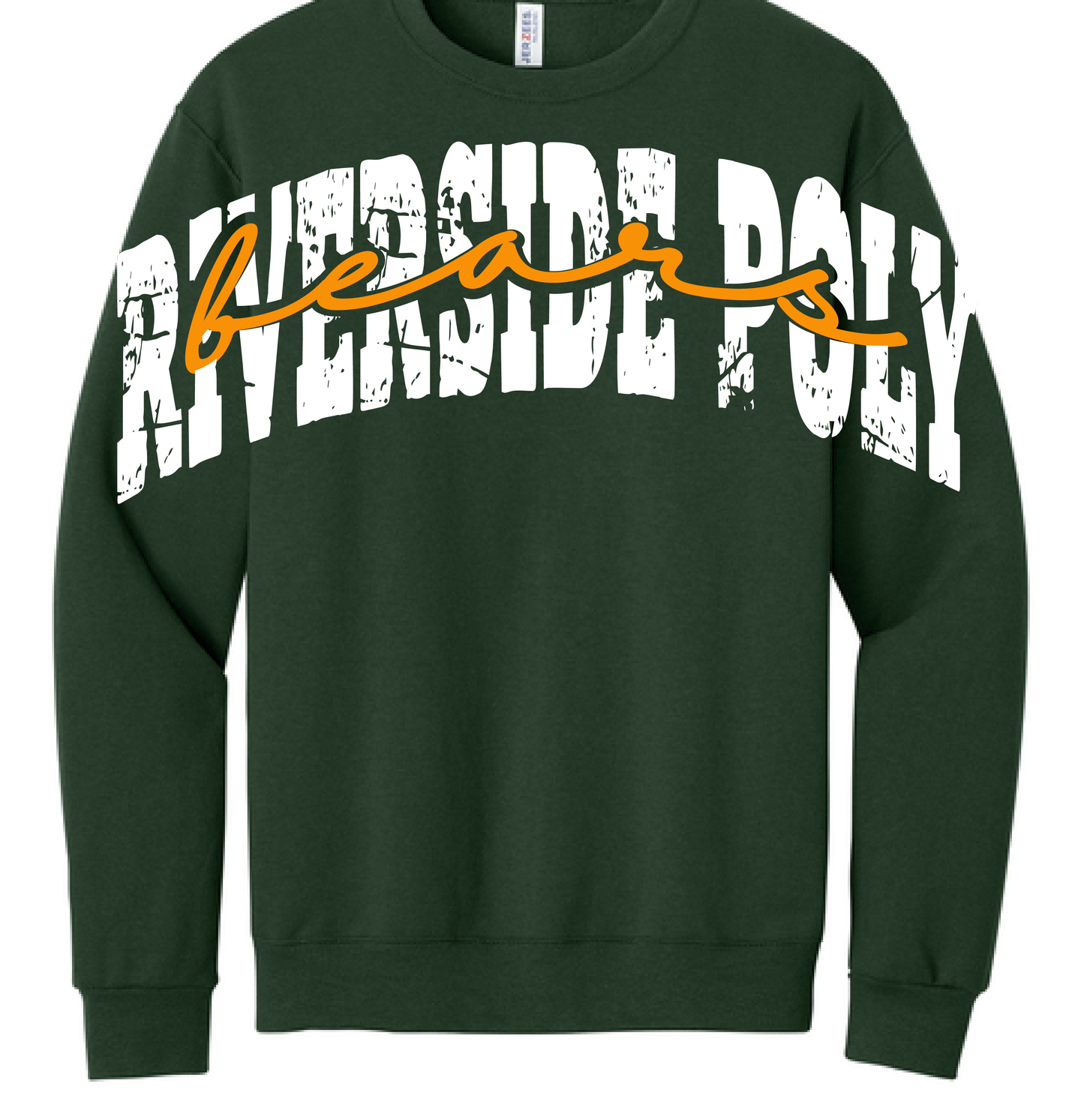 Riverside Poly Oversize Print Crewneck