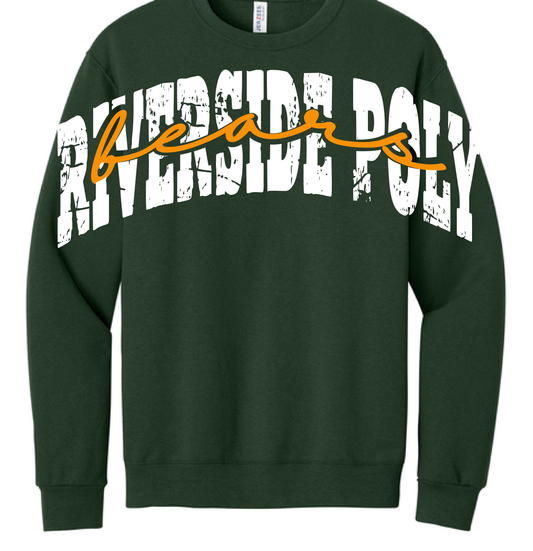Riverside Poly Oversize Print Crewneck