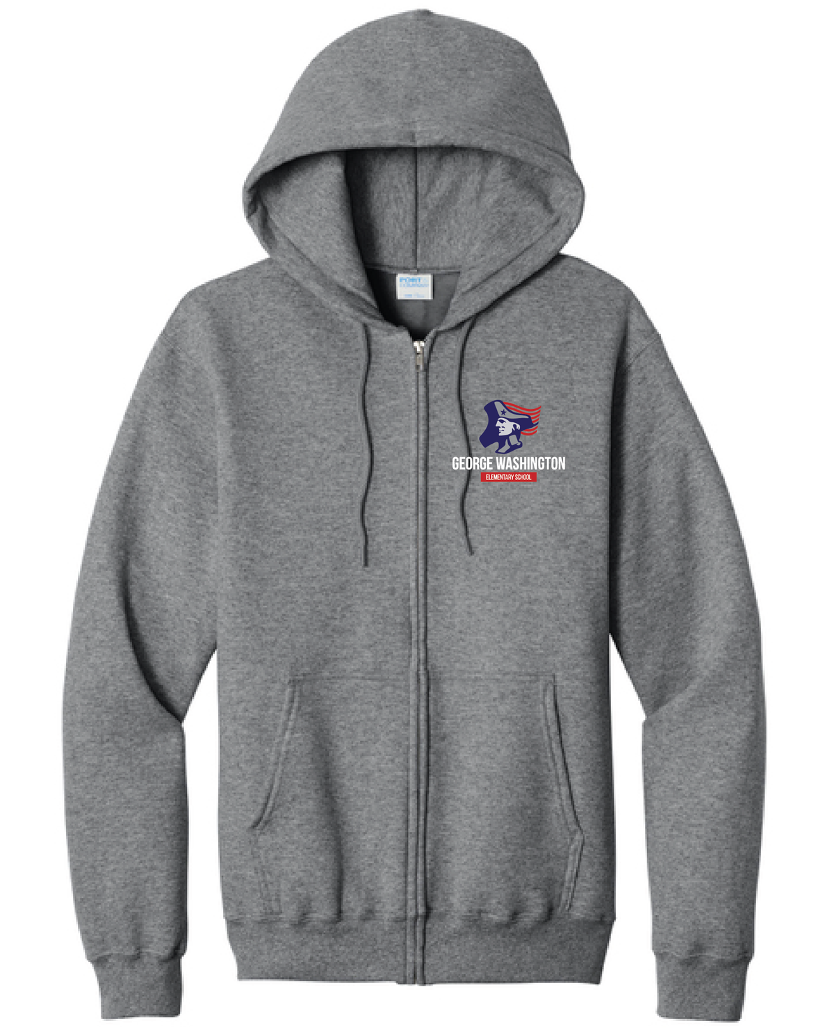 Washington Elementary Staff Zip Hoodie