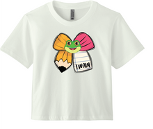 Load image into Gallery viewer, Twain Bow T and Boxy T
