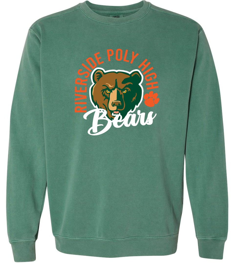Riverside Poly Bear Head Crewneck