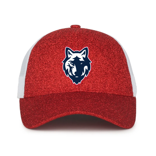 MLK Wolves Glitter trucker Hat