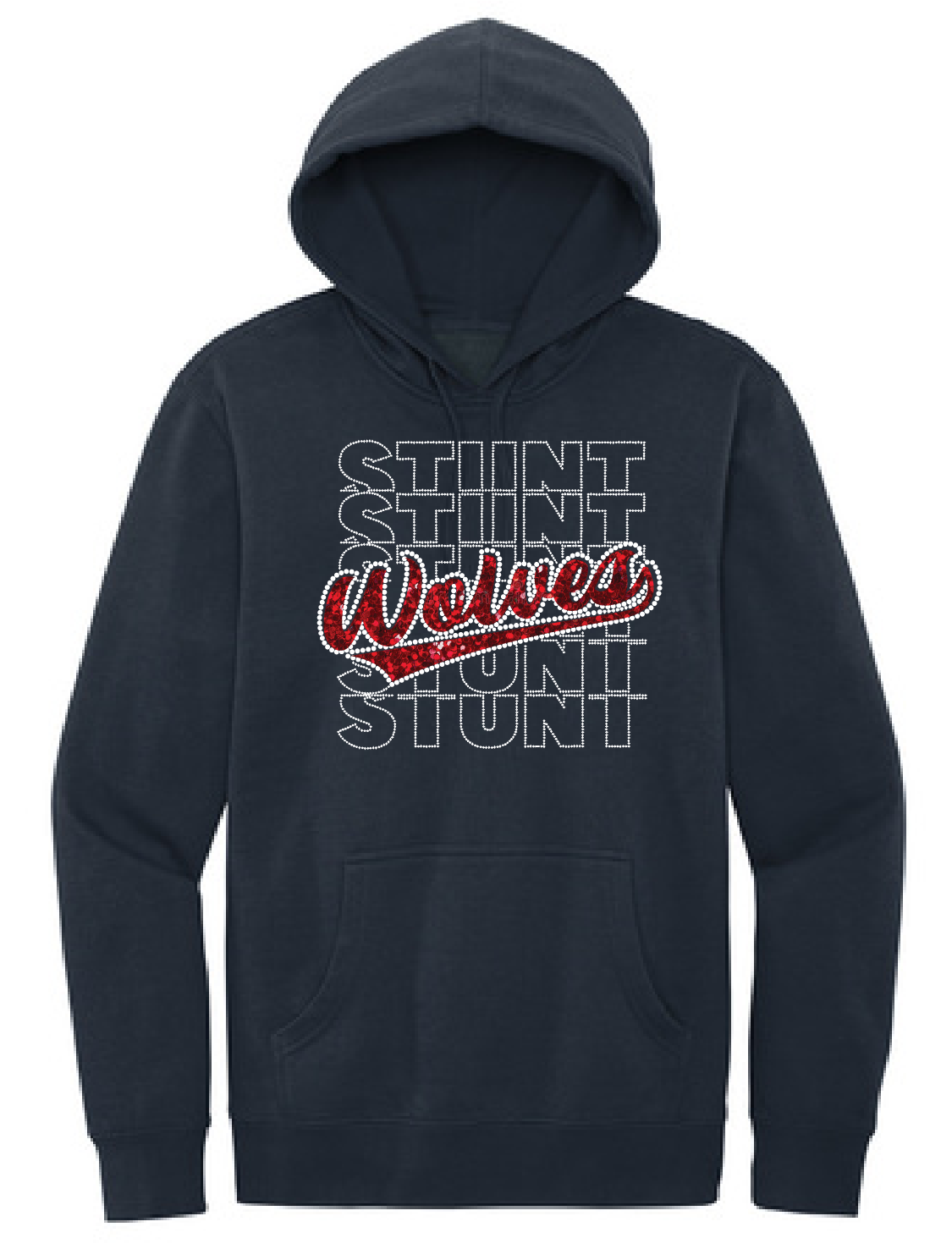 WOLVES Stunt Rhinestone Sweatshirt