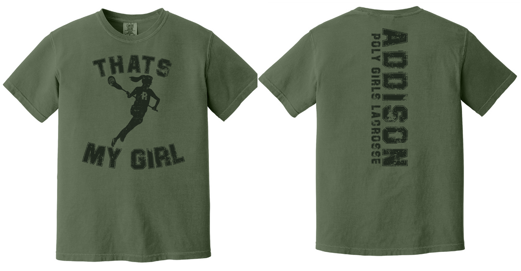 Poly LAX Fan Gear Thats My Girl Tee